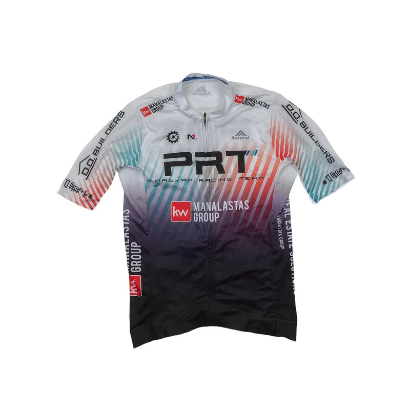 Agile Sportswear Apex Elite Custom Short-Sleeve Cycling Jersey - Men's XL White