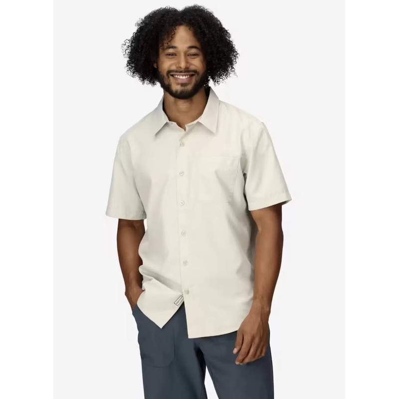 Marmot AirExchange UPF 40 Short-Sleeve Collared Shirt M Birch