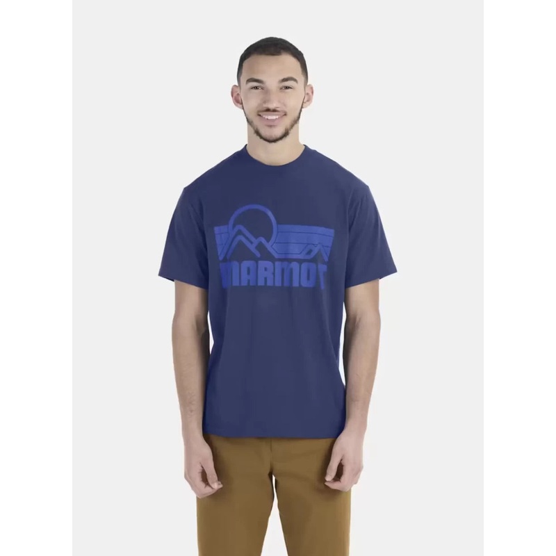 Marmot Coastal Short-Sleeve T-Shirt M Blue