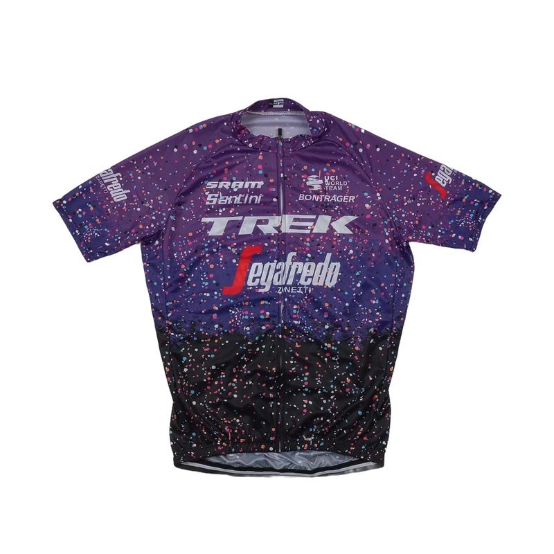 Santini Short-Sleeve Cycling Jersey - Men's XXL Purple/Black
