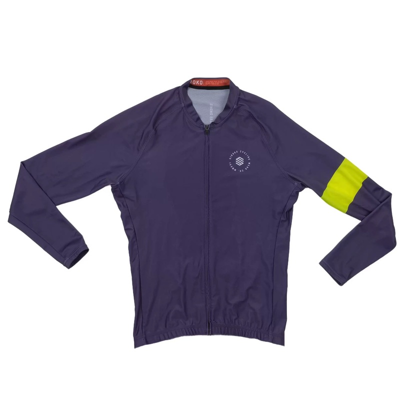 Siroko Long-Sleeve Cycling Jersey - Men's XL Purple