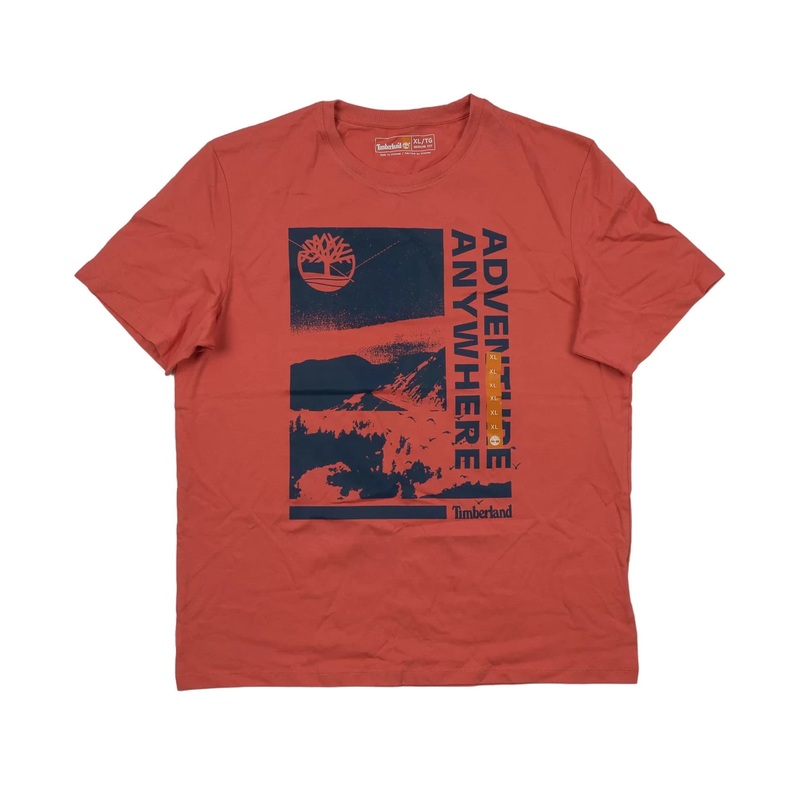 Timberland Logo T-Shirt XL Salmon