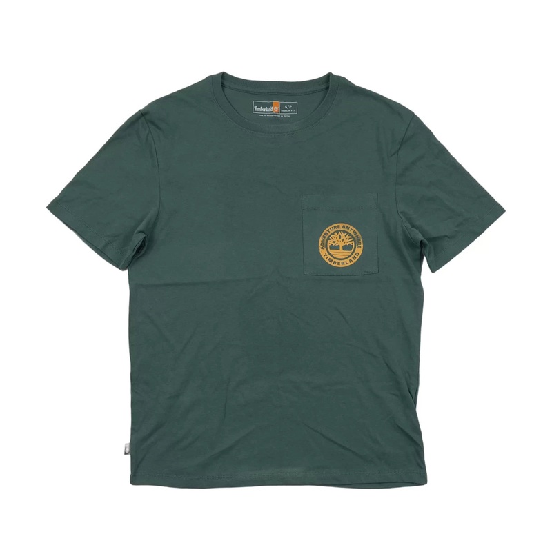 Timberland Pocket T-Shirt S Green Blue