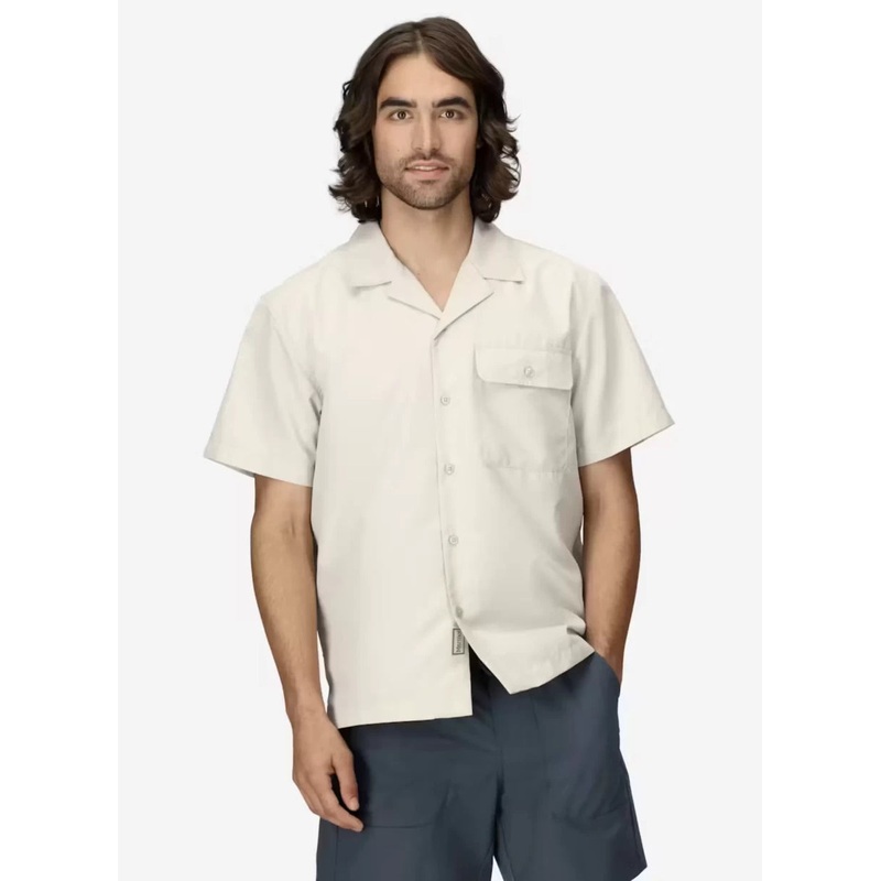 Marmot AirExchange UPF 40 Short-Sleeve Camp Collared Shirt M Birch