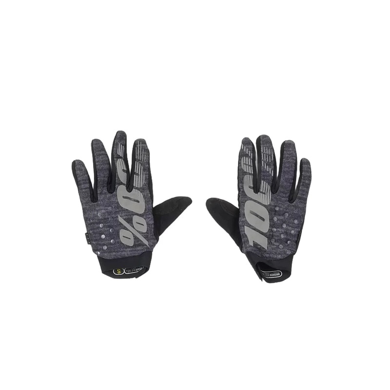 100 Percent Brisker Moto/MTB Gloves S Grey/Black