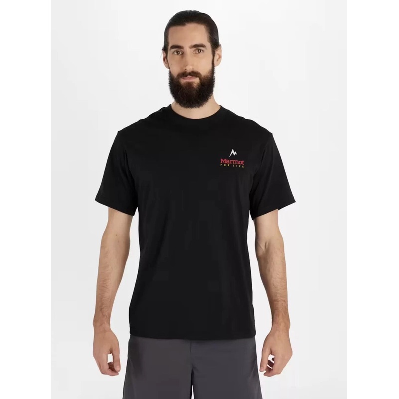 Marmot For Life Short-Sleeve Tee M Black