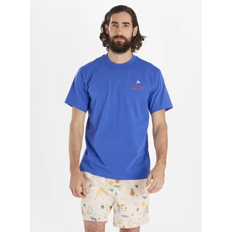 Marmot For Life Short-Sleeve Tee M Blue