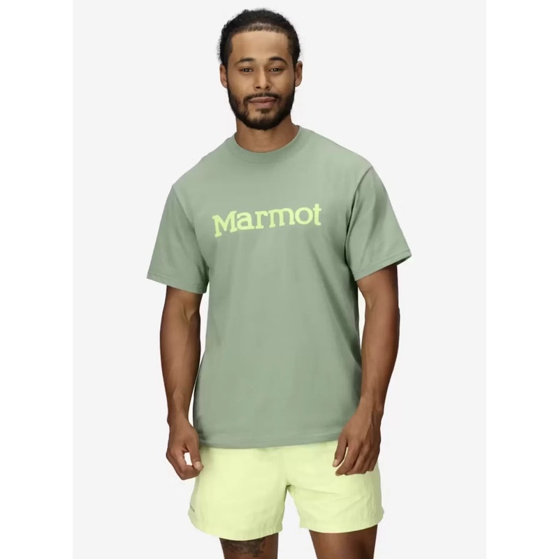 Marmot Logo Short-Sleeve T-Shirt M Green