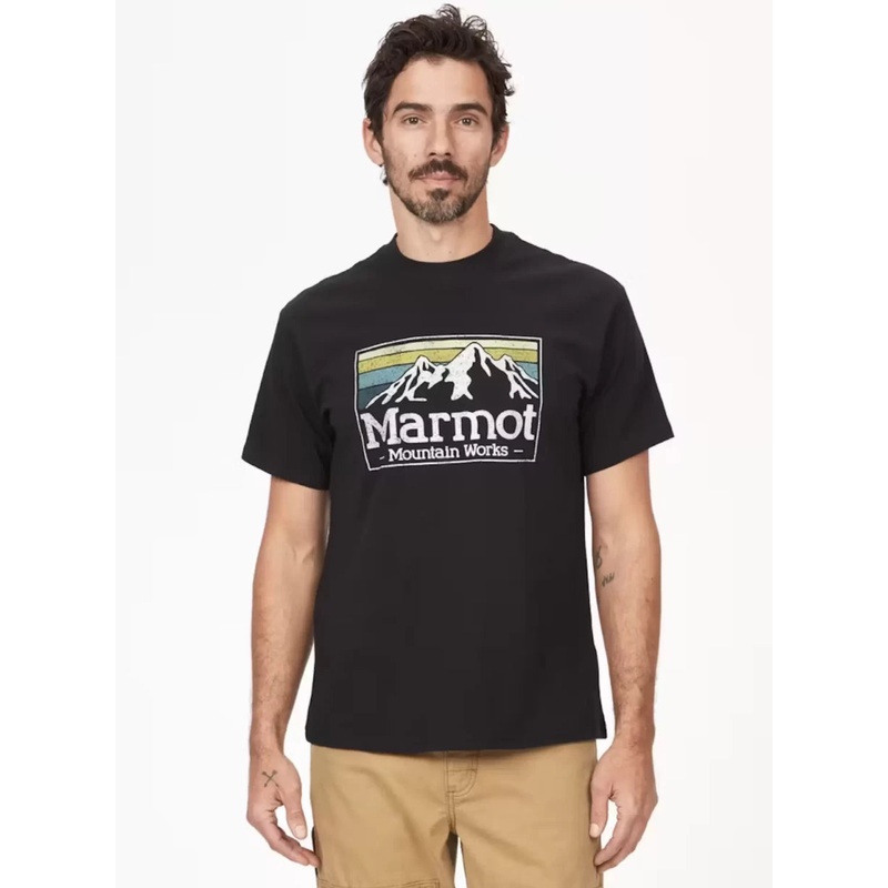 Marmot Mountain Works Gradient Short-Sleeve T-Shirt M Black