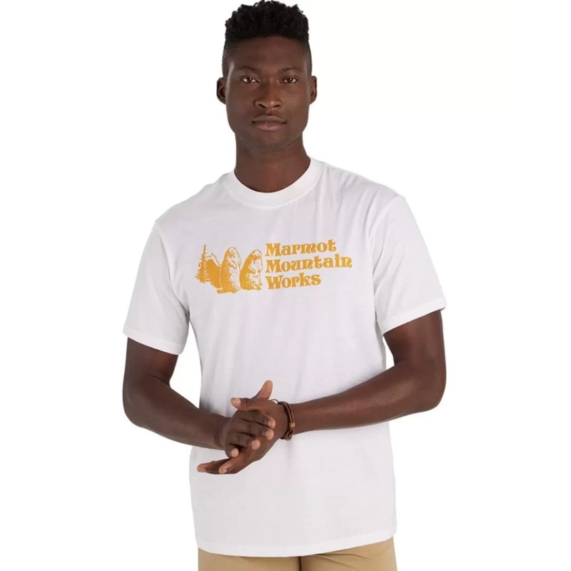 Marmot Mountain Works Short-Sleeve T-Shirt M White