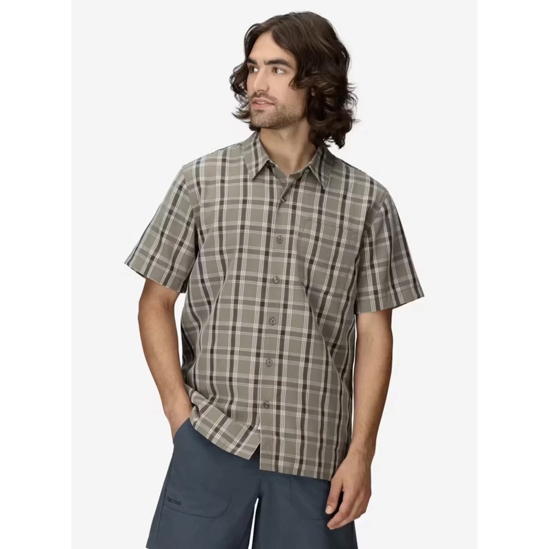 Marmot Eldridge Novelty Classic Short-Sleeve M Clay