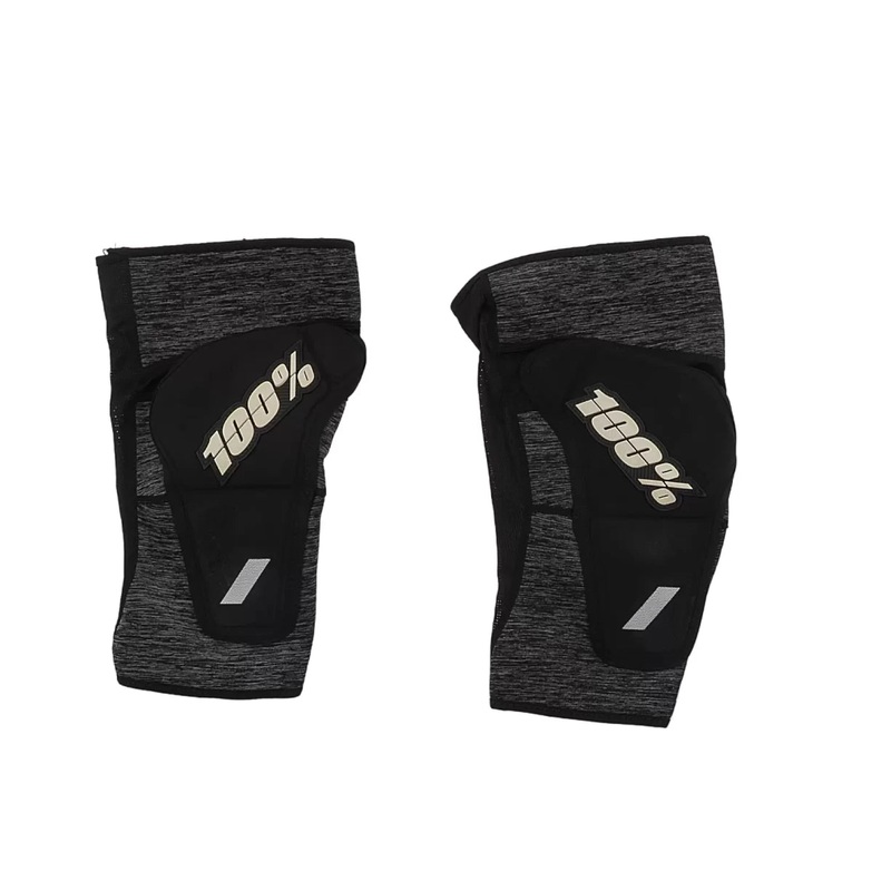 100 Percent Ride Camp Knee Guards Estimated M/L Black/Grey