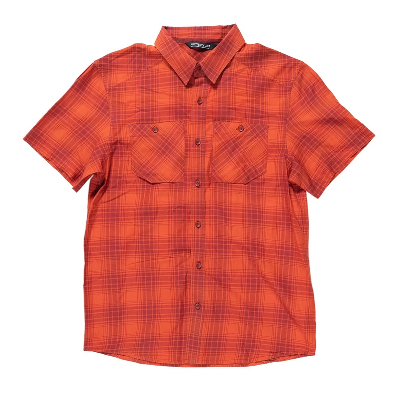 Arc'teryx Button Up Short Sleeve - Men's M Plaid