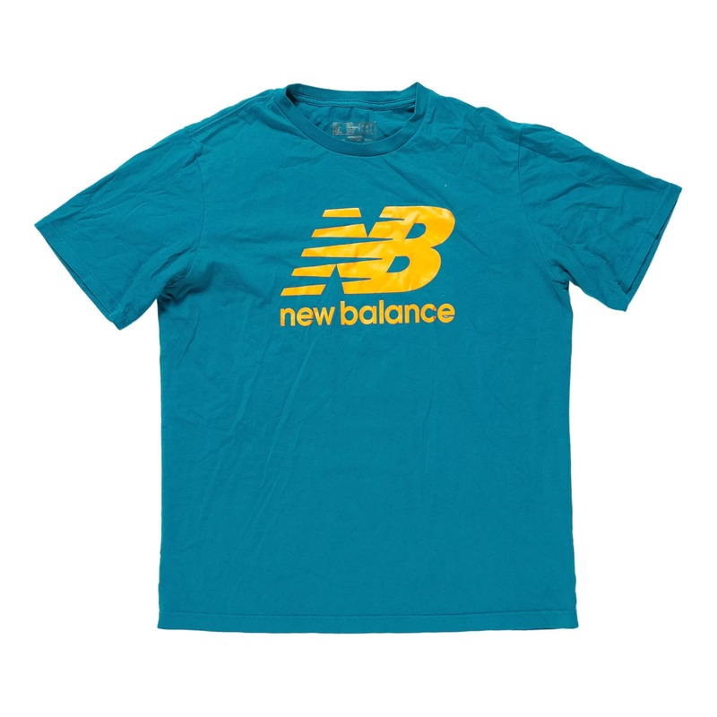New Balance Logo T-shirt - Men's L Teal
