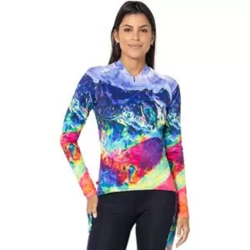 Terry Bicycles Soleil Long Sleeve Jersey M Prismatic Peaks