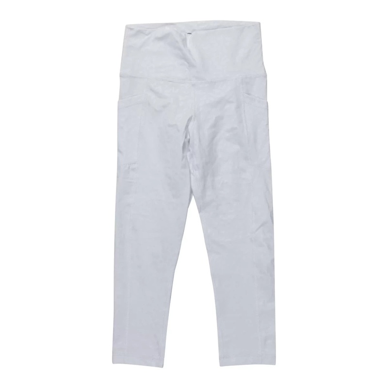 90 Degree by Reflex High Waist Ankle Length Legging - Women's M White