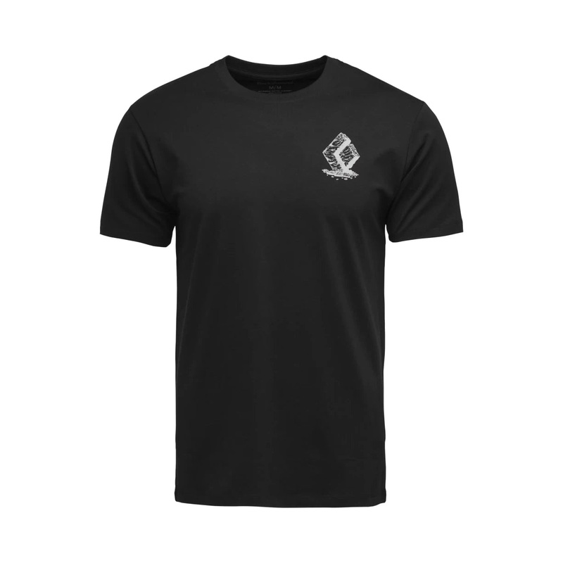 Black Diamond Boulder Ss Tee - Men's S Black