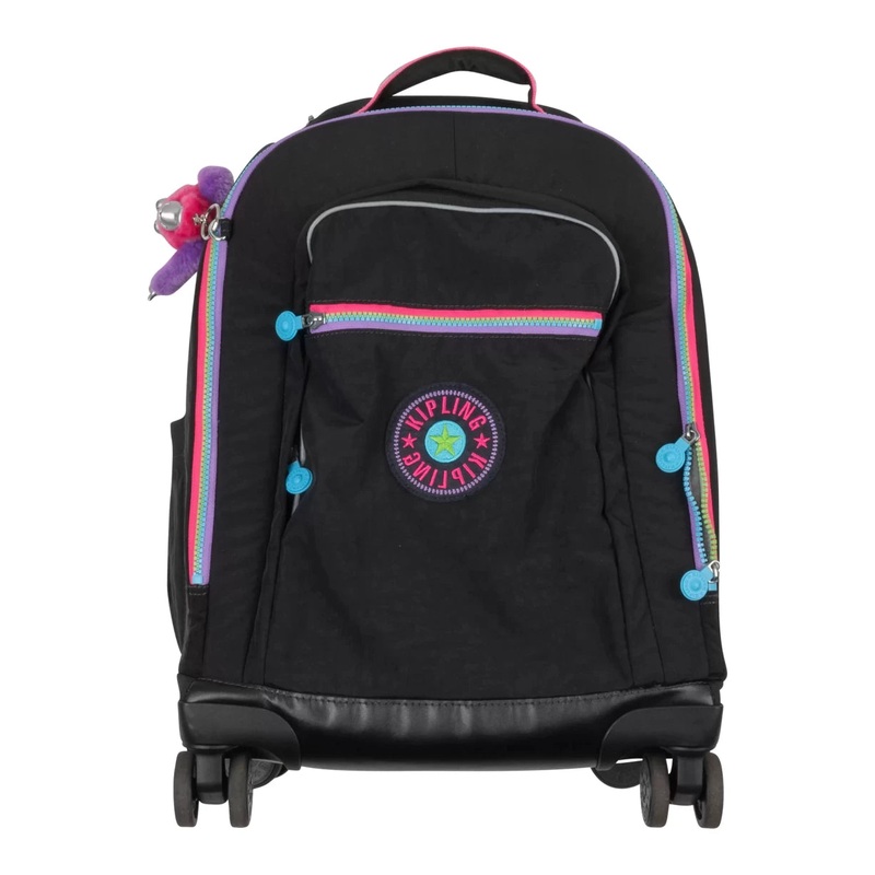 Kipling New Zea Rolling Backpack One Black/Multi