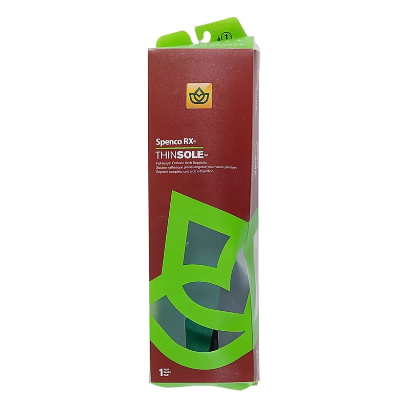 Spenco RX Thinsole Insole - Women's 5-6 Green
