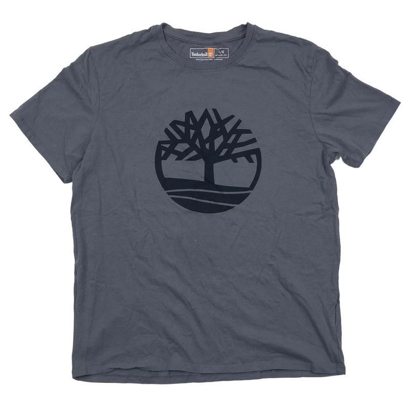 Timberland Kennebec River Tree Logo T-Shirt L Blue