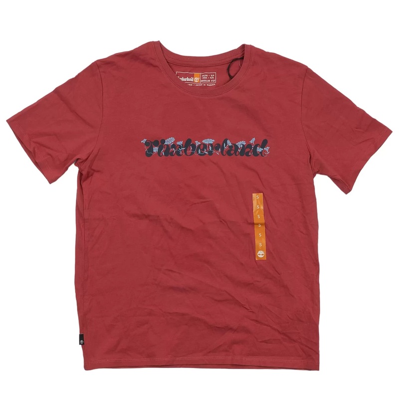 Timberland Short-Sleeve Graphic T-Shirt S Red