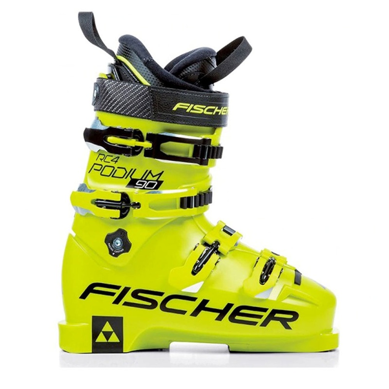 Fischer RC4 Podium 90 Kid's Race Ski Boots 22/22.5 - US 4/4.5