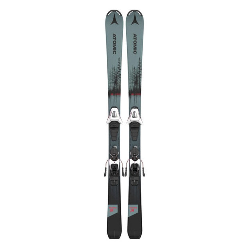 Atomic Maverick JR Kid's Skis w/ Atomic L6 GW Bindings 110cm Atomic L6 GW White/Cranberry