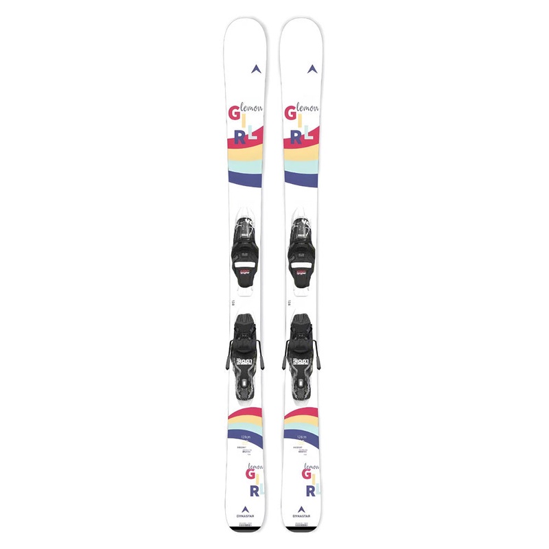 Dynastar Lemon Girl Twintip Kid's Skis w/ Look Xpress 7 GW Bindings 2024 128cm Look Xpress 7 GW Black
