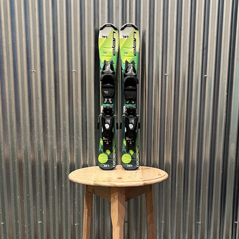 Elan Explore Pro Kid's Skis w/ Elan EL4.5 GW Bindings - Used 90cm
