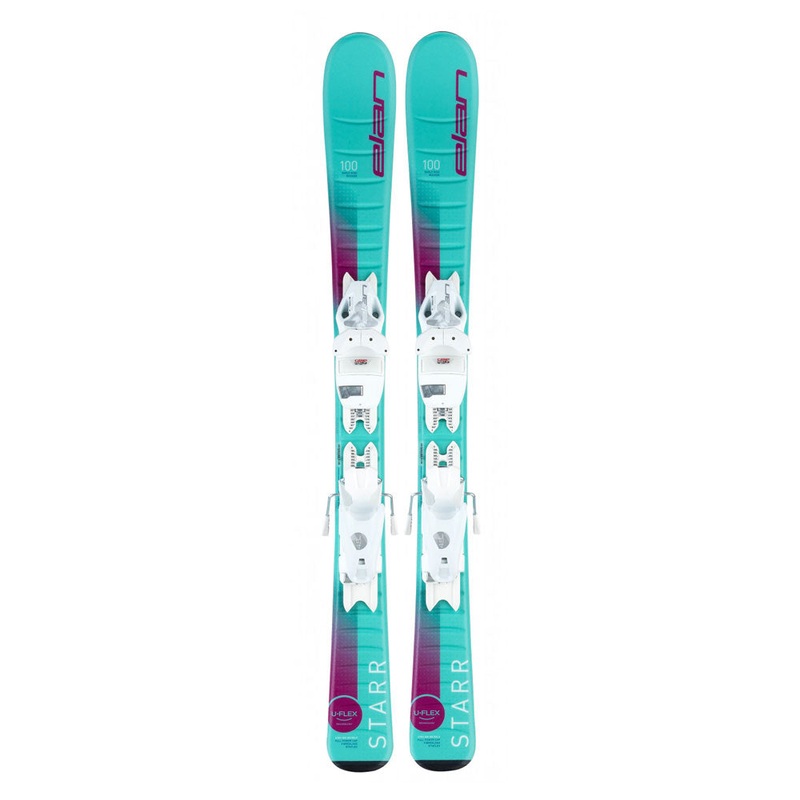 Elan Starr Kid's Skis w/ Elan EL4.5 GW Bindings 70cm Elan EL4.5 GW White