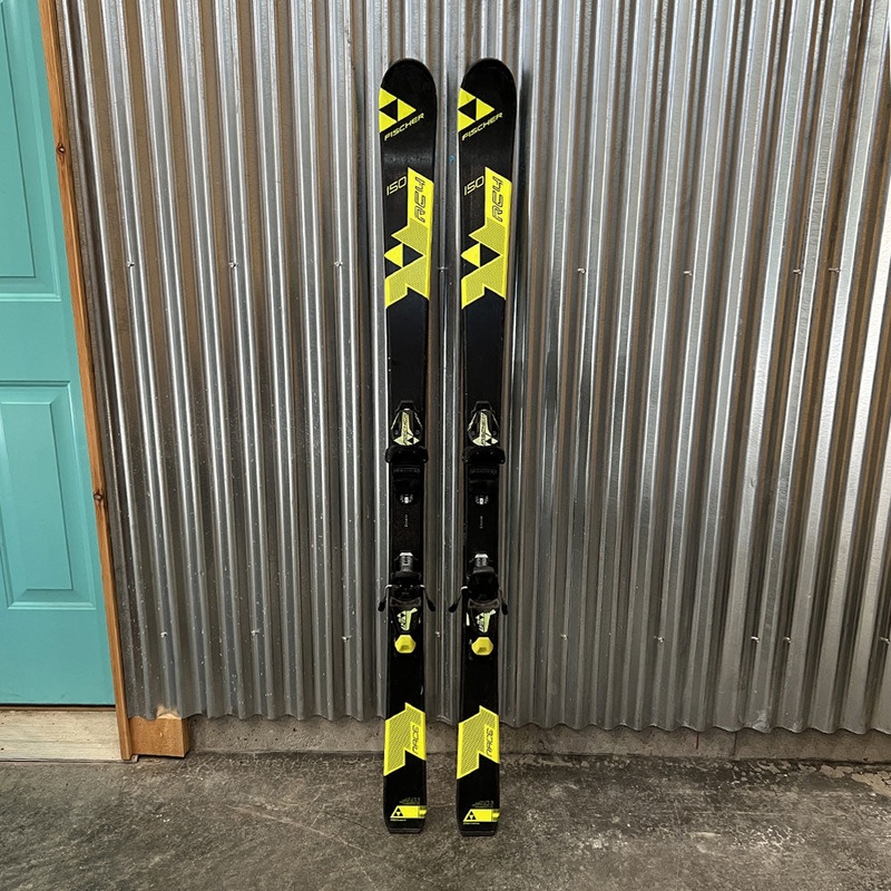 Fischer RC4 Kid's Skis w/ Fischer FJ7 Bindings - USED 120cm Fischer FJ7