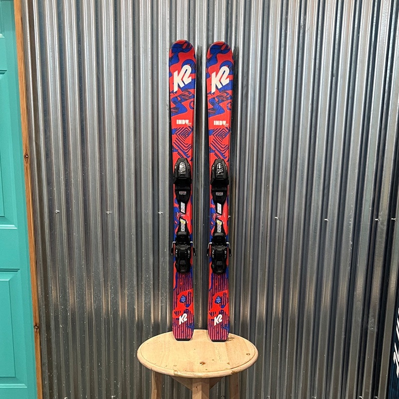 K2 Indy Kid's Skis w/ Marker 4.5 GW Bindings - USED 112cm