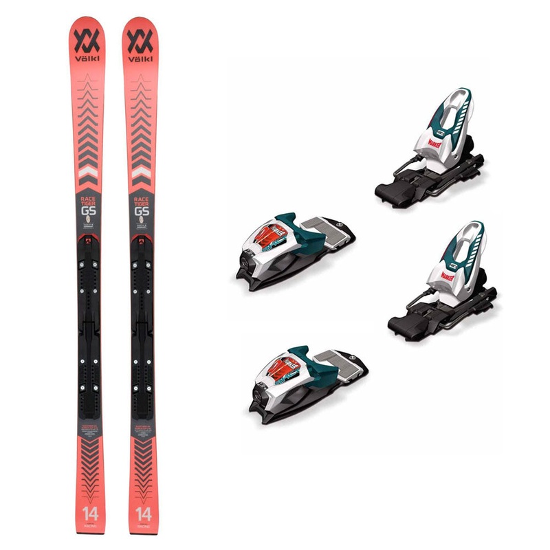 Volkl Racetiger GS R Junior Kid's Race Skis w/ Marker Race 8 JR Bindings 2021 132cm R13 Marker Race 8 JR