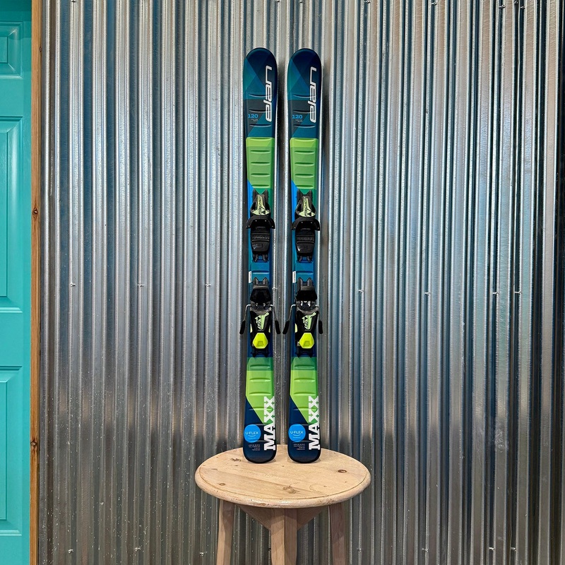 Elan Maxx Kid's Skis w/ Fischer FJ7 Bindings - USED 120cm