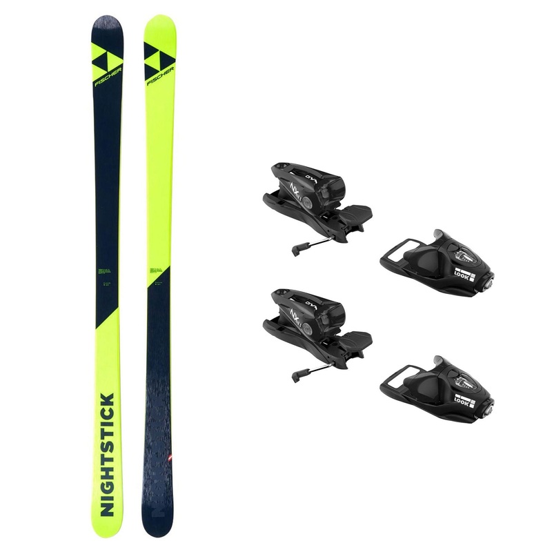 Fischer Nightstick Twintip Skis w/ Look NX11 Bindings 163cm