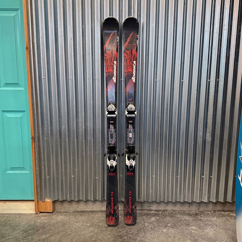 Nordica Alldrive 74 Skis w/ Marker VMotion 10 GW Bindings - USED 156cm