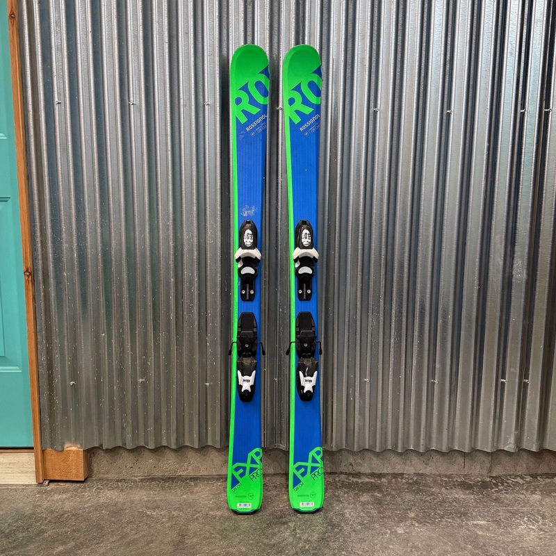 Rossignol Experience Pro Kid's Skis w/ Look Kid X Bindings - USED 116cm Look Kid X - Black/White