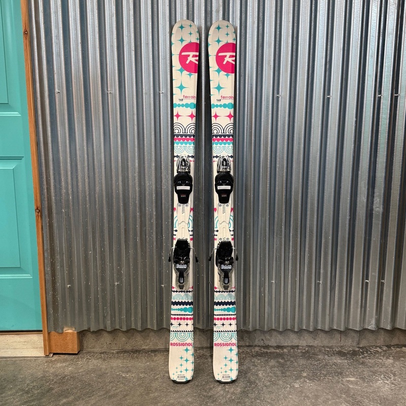 Rossignol Terrain Girl Kid's Skis w/ Look Xpress 7 GW Bindings - USED 140cm Look Xpress 7 GW