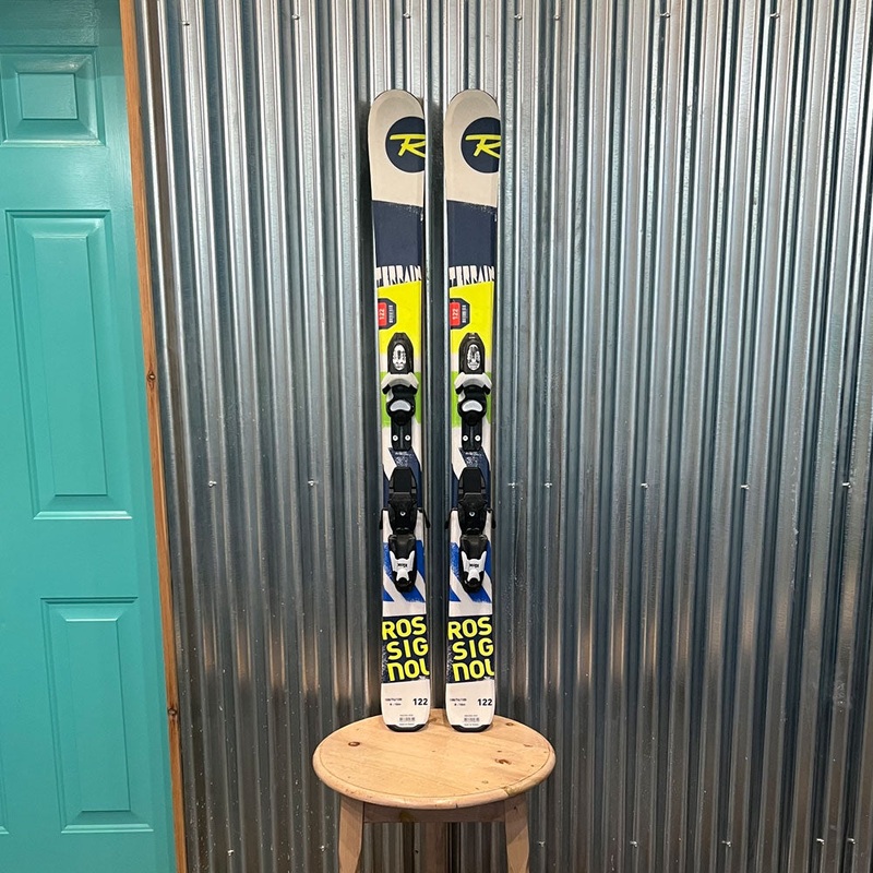 Rossignol Terrain Kid's Skis w/ Look Kid X Bindings - USED 70cm Look Kid X - Black/White