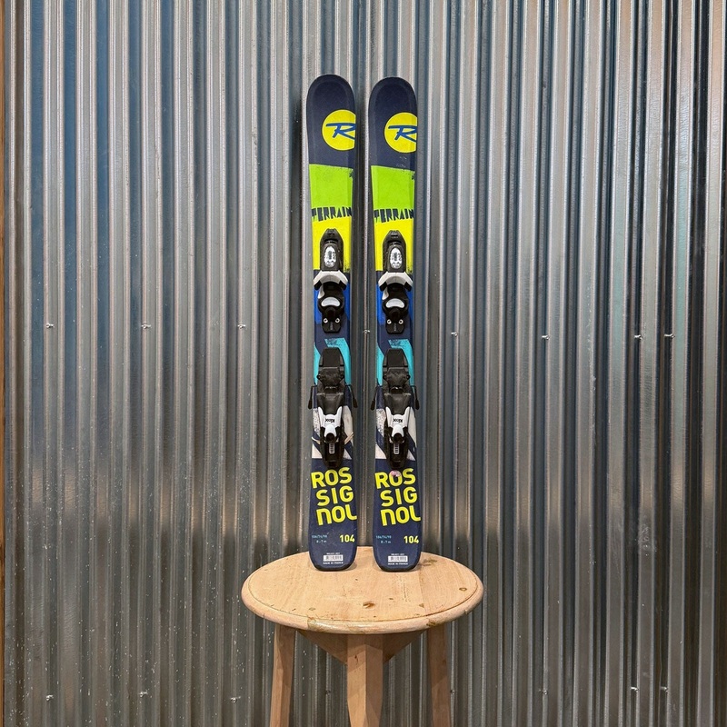 Rossignol Terrain Kid's Skis w/ Look Kid X Bindings - USED 80cm Look Kid X - Black/White
