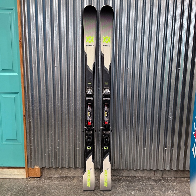 Volkl Deacon 8.0 Skis w/ Marker FDT 10 GW Bindings - USED 165cm (R15.4m)