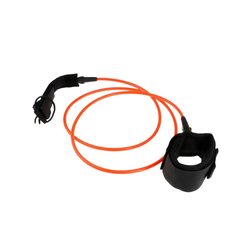 10' Straight Stand Up Paddle Board and Surf Leash - ORANGE Orange/Black