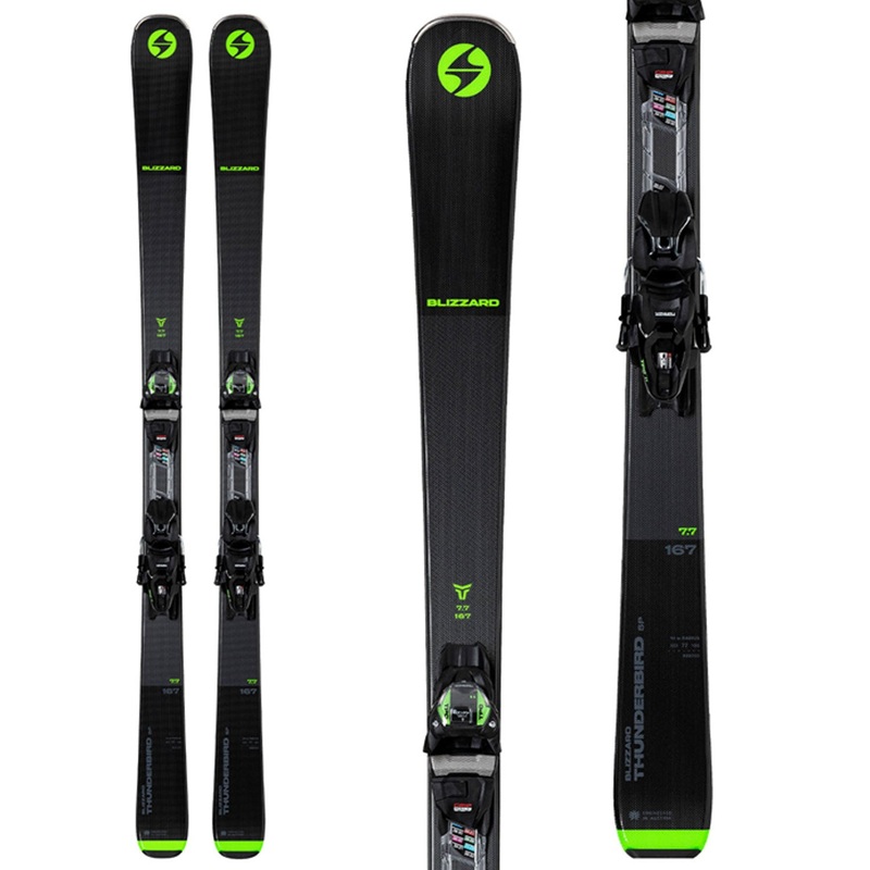 Blizzard Thunderbird SP 7.7 Skis w/ Marker TPC 11 GW Bindings 2023 160cm (R13m) Marker TPC 11 GW Black/Green