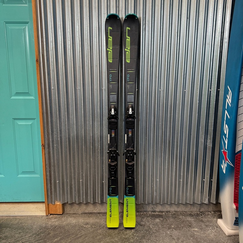 Elan Element 76 Skis w/ Elan EL 10 GW Bindings - USED 150cm (12m) Elan EL 10 GW Black