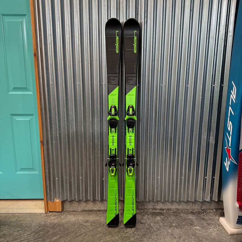 Elan Element Skis w/ Elan EL 10 GW Bindings - USED 168cm (R15.2m) Elan EL 10 GW Black/Green