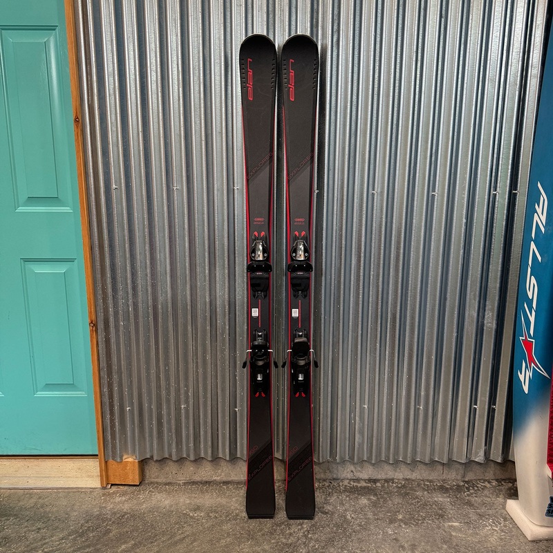 Elan Explore 6 Red LS Skis w/ Elan EL 9 GW Bindings - USED 160cm (R14m) Elan EL 9 GW Black
