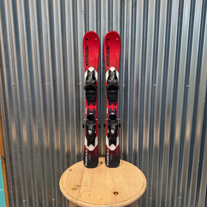 Elan Formula Kid's Skis w/ Elan EL4.5 GW Bindings - USED 80cm Elan EL4.5 GW Black