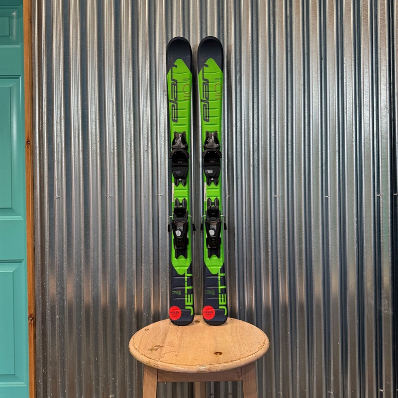 Elan Jett Kid's Skis w/ Elan EL4.5 GW Bindings - USED 90cm Elan EL4.5 GW Black