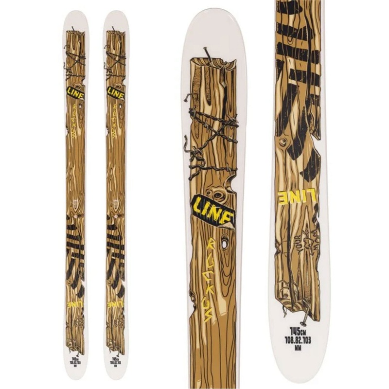 Line Ruckus Youth Kid's Twintip Skis 2022 145cm