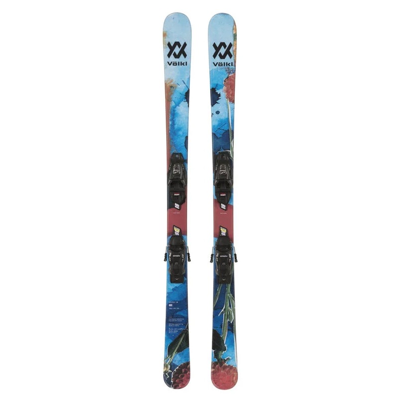 Volkl Revolt JR Kid's Twintip Skis w/ Marker Vmotion 7 GW Bindings 2023 128cm Marker Vmotion 7 GW Black